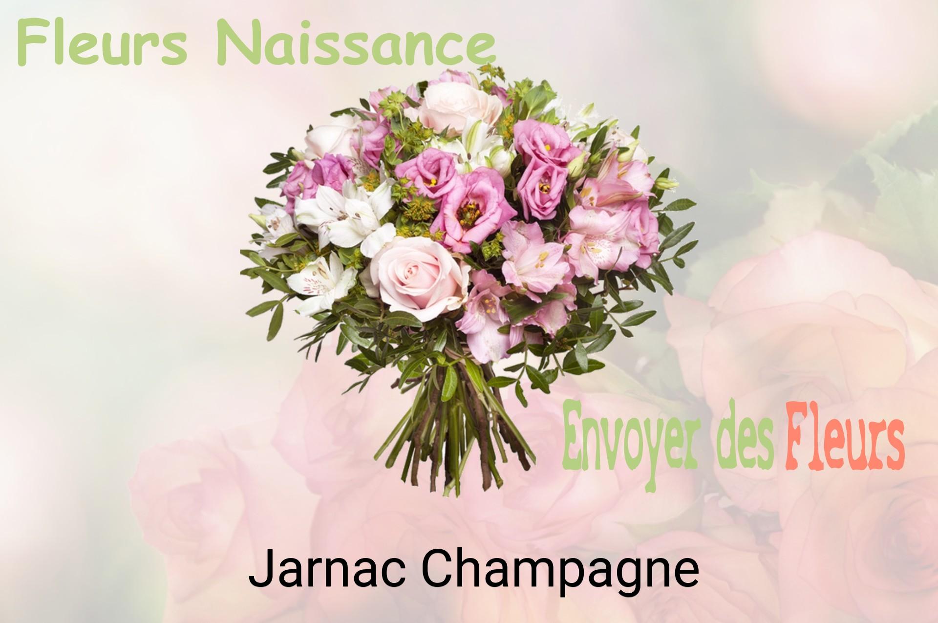 Bouquet de fleurs de naissance livré à Jarnac-Champagne